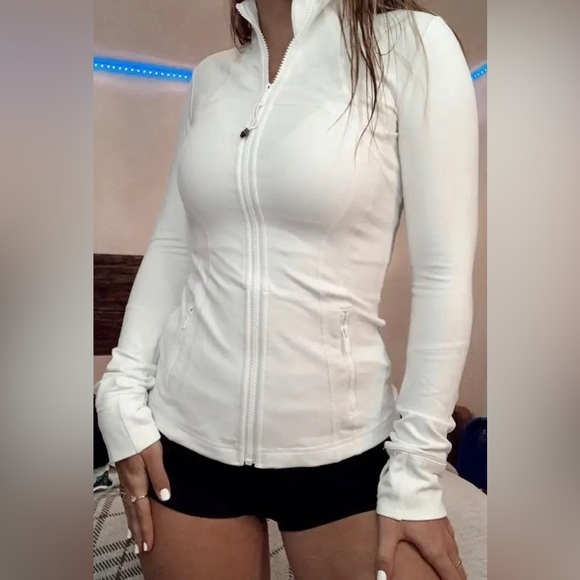 Lululemon Define Luon Jacket White Size 8 - Picture 1 of 9